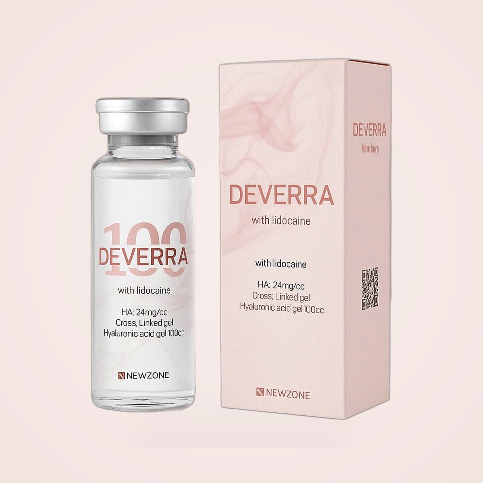 Envase del producto Deverra HA Body with Lidocaine