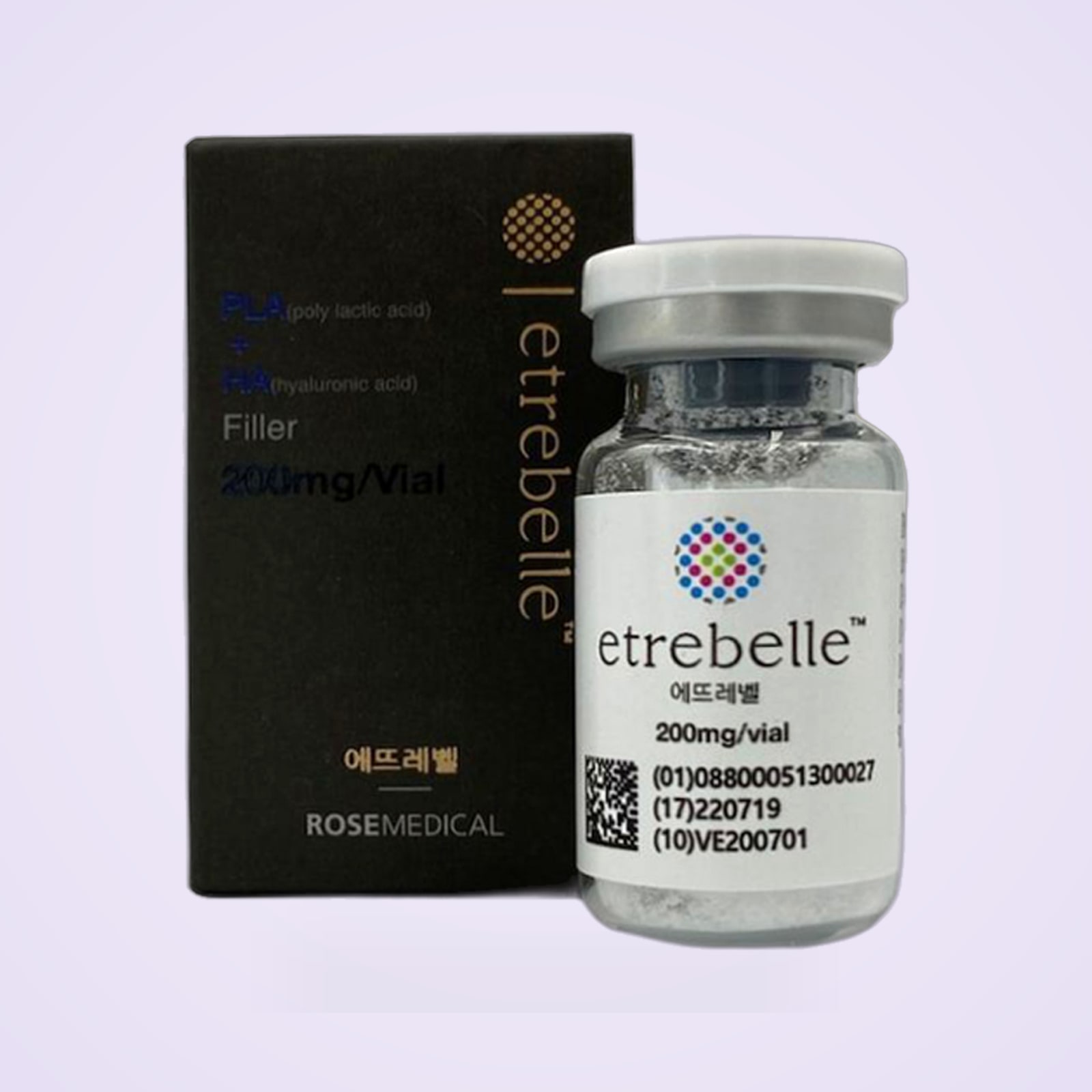 Envase del producto Etrebelle 200mg/vial