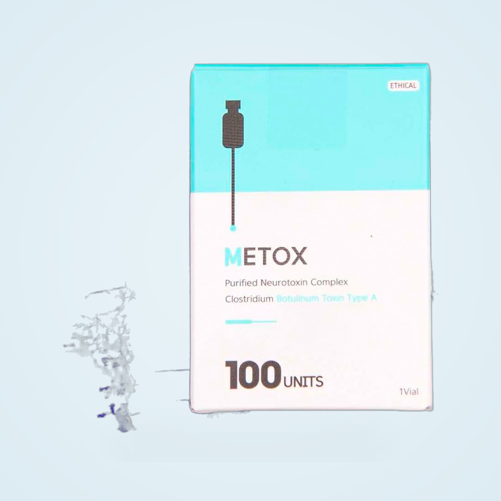 Envase del producto Metox 100U