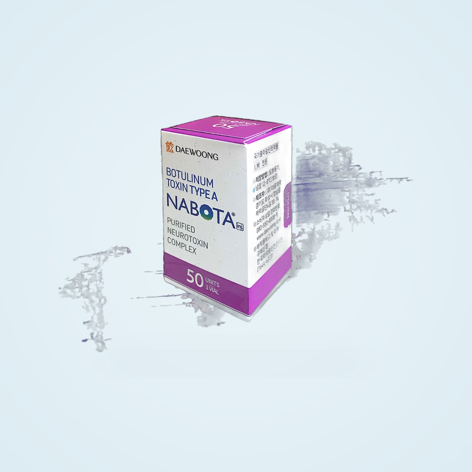 Envase del producto Nabota 50U