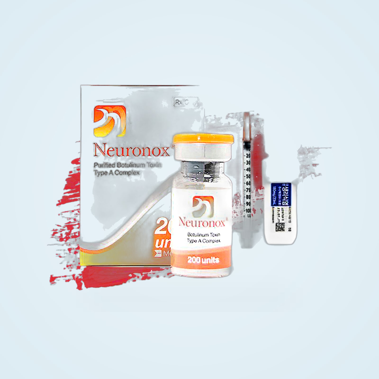 Envase del producto Neuronox 200U