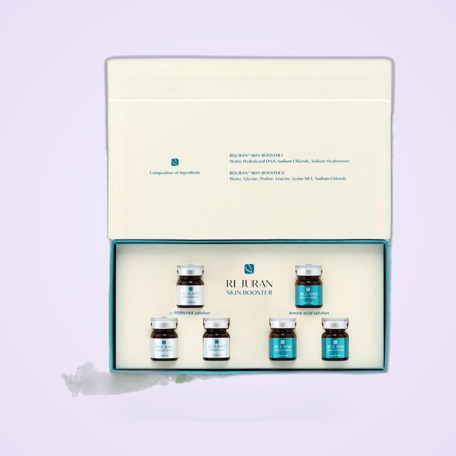 Envase del producto Rejuran Skin Booster