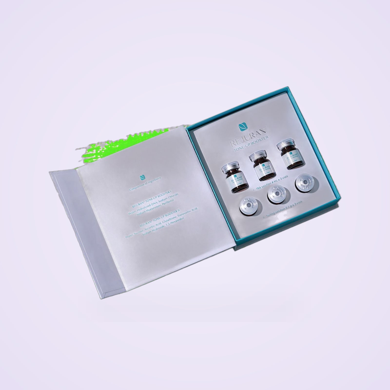 Envase del producto Rejuran Tone-Up Booster