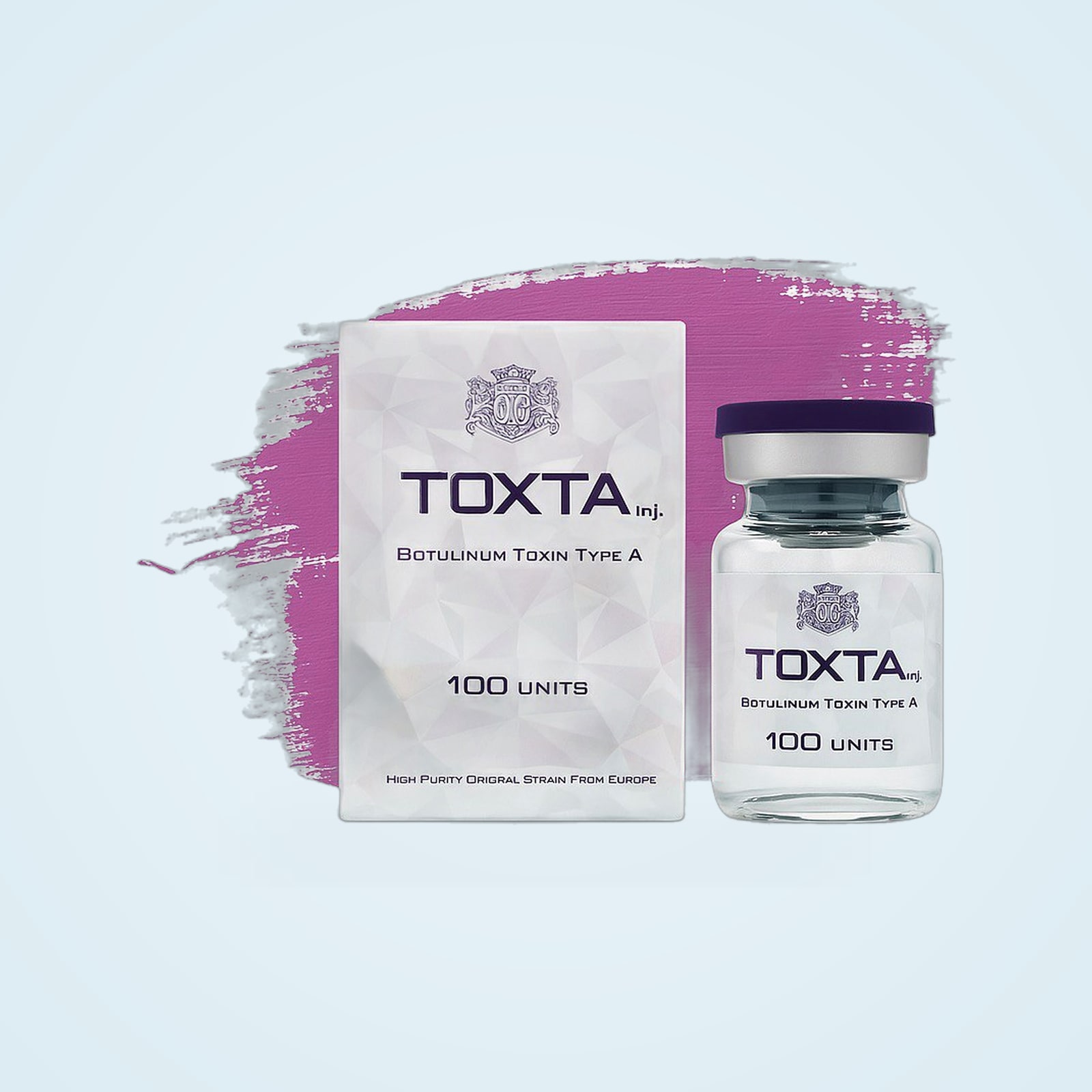 Envase del producto Toxsta 100U